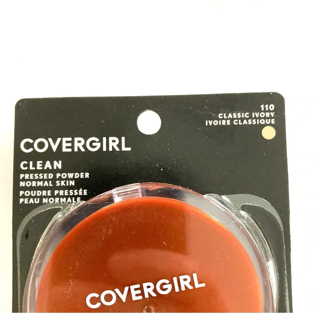🆕 110 CoverGirl Clean Pressed Powder Compact, Classic Ivory [110], 0.39